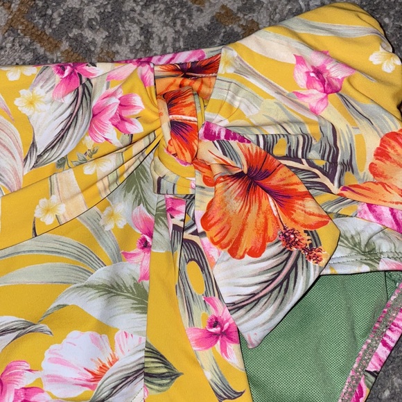 Bleu Rod Beattie bikini bottoms Canary Gold size 14 - Picture 3 of 10